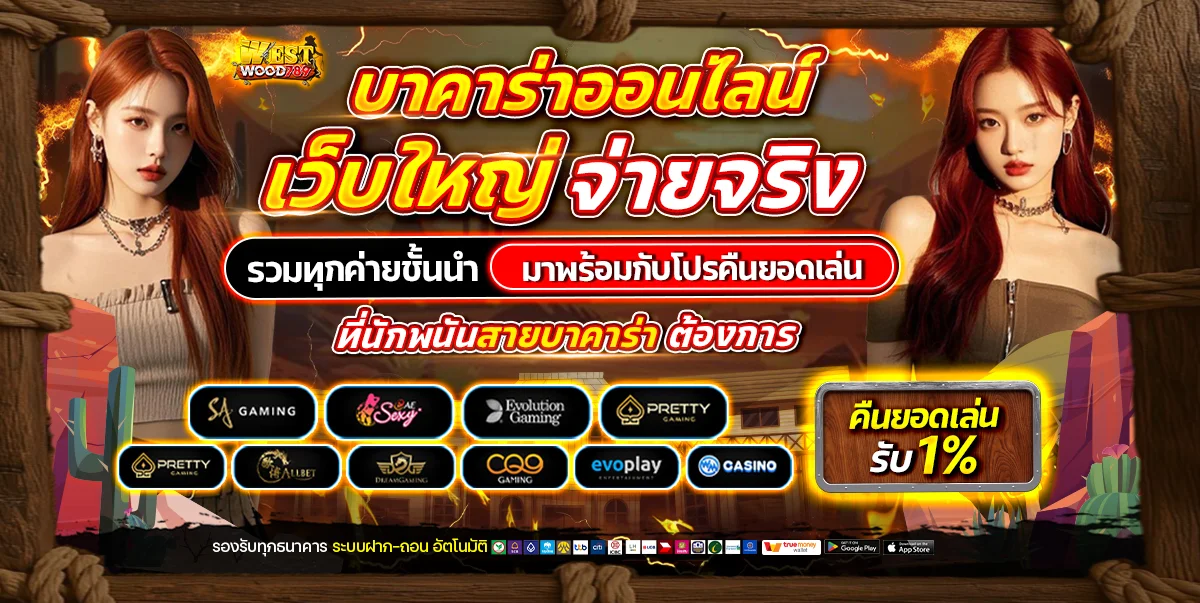 รวมค่ายเกมสล็อตออนไลน์ชั้นนำบน WESTWOOD789